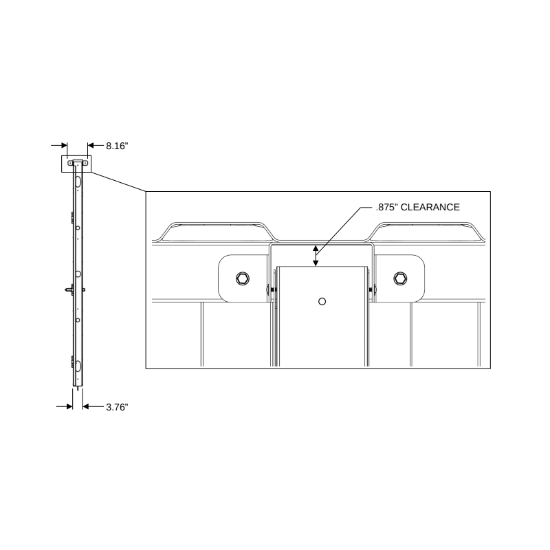 Interior Division Wall with - 32” Door Kit - Image 5