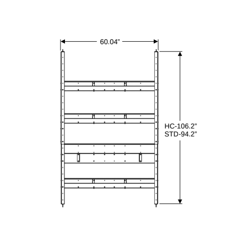 Container Shelving Kit - High Cube - Image 3