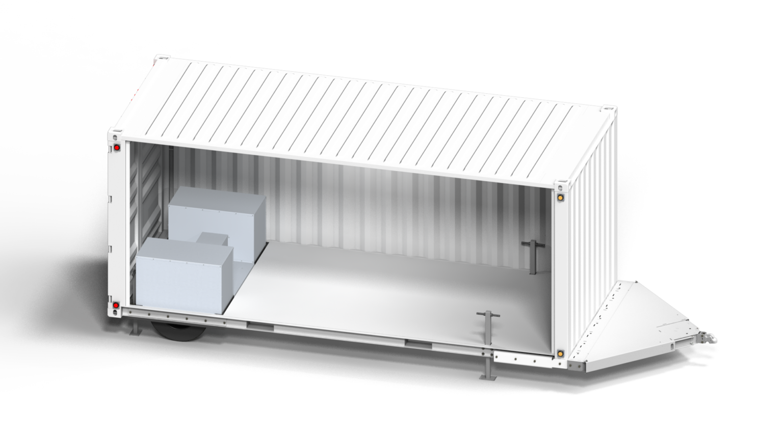 Single Axle Container 20ft Single Axle Trailer - Insula Containers