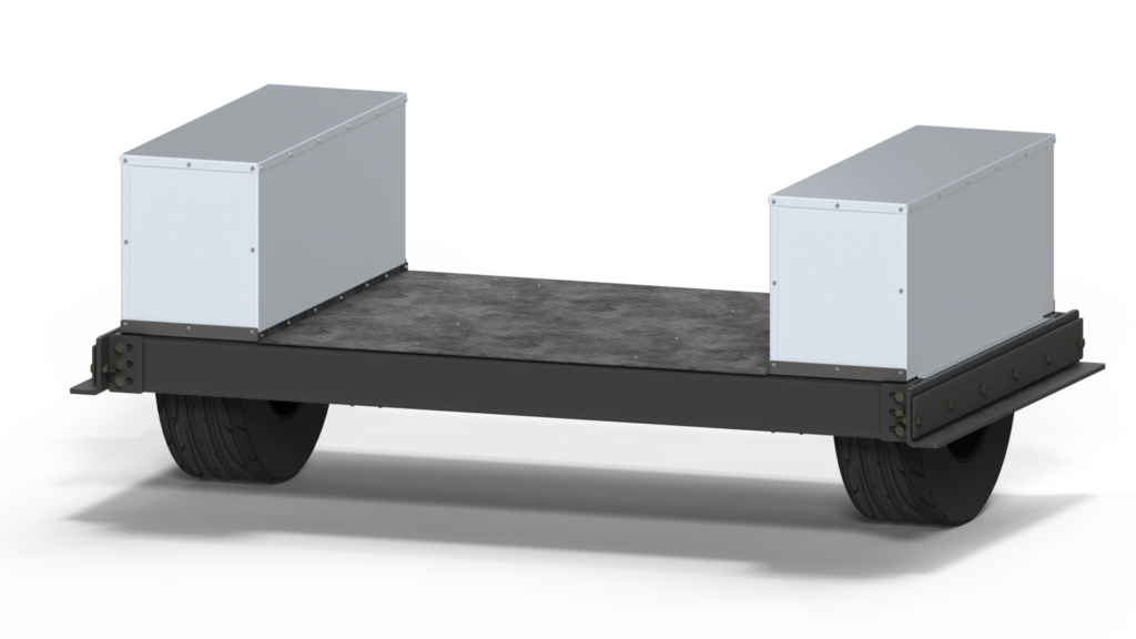 Single Axle Container 20ft High Cube Single Axle Trailer - Insula Containers