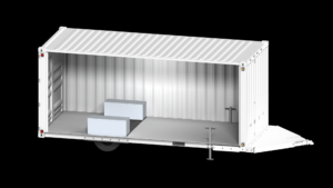 20ft Single Axle Trailer - High Cube